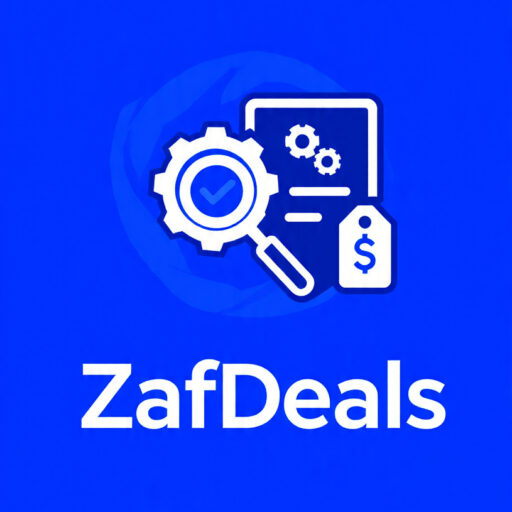 "ZafDeals online shopping platform logo – Best deals, discounts, and exclusive offers for electronics, fashion, home essentials, and daily needs"